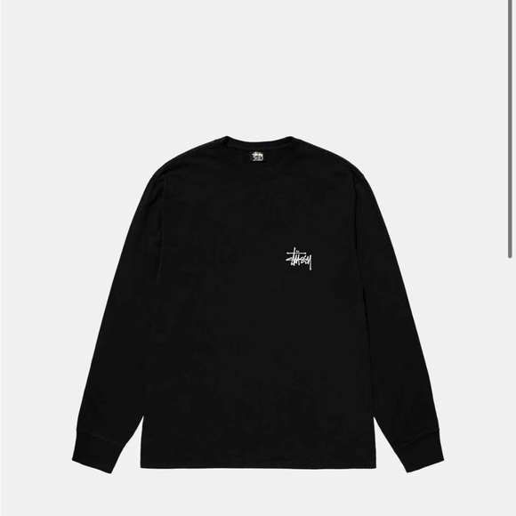 Stussy Long Sleeve Black in Size S - Picture 3 of 4